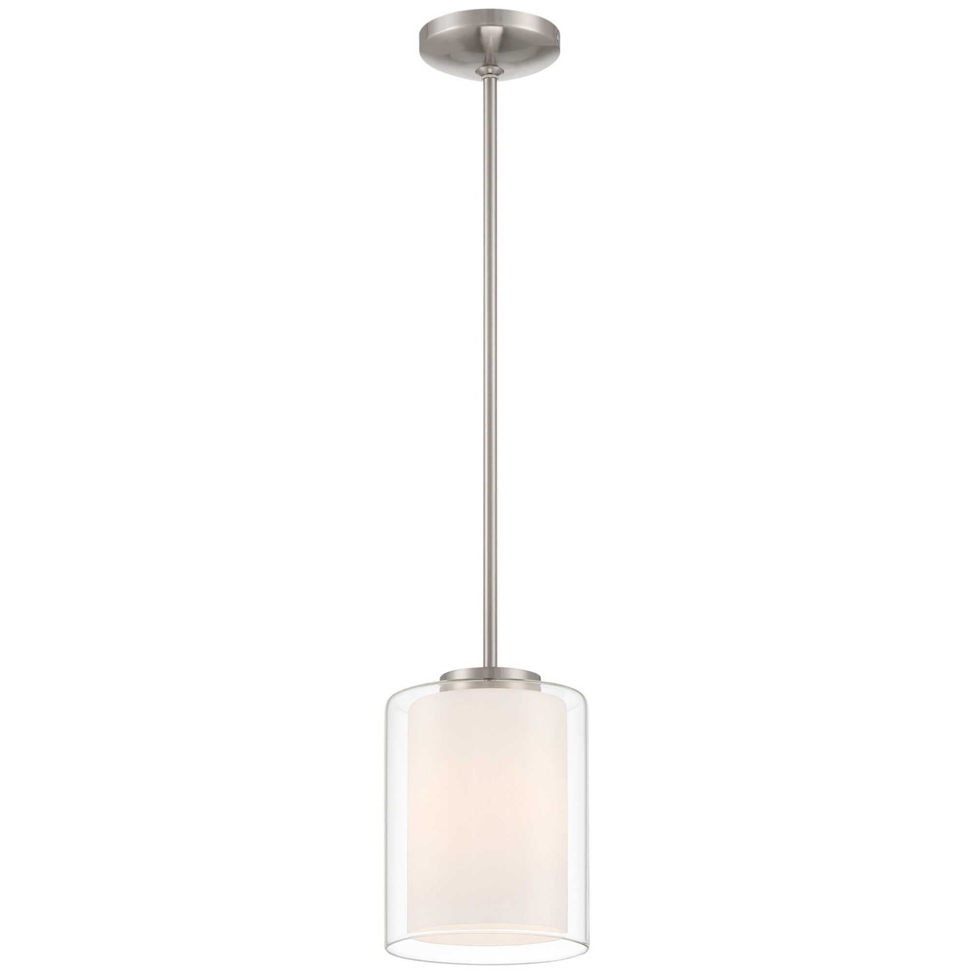 Seville 10" LED Pendant, Brushed Steel Finish - Bees Lighting