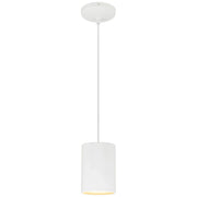 Pilson 7" Pendant, Matte White Finish, Cord - Bees Lighting