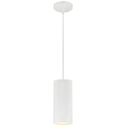 Pilson 11" LED Pendant, Matte White Finish, Cord - Bees Lighting