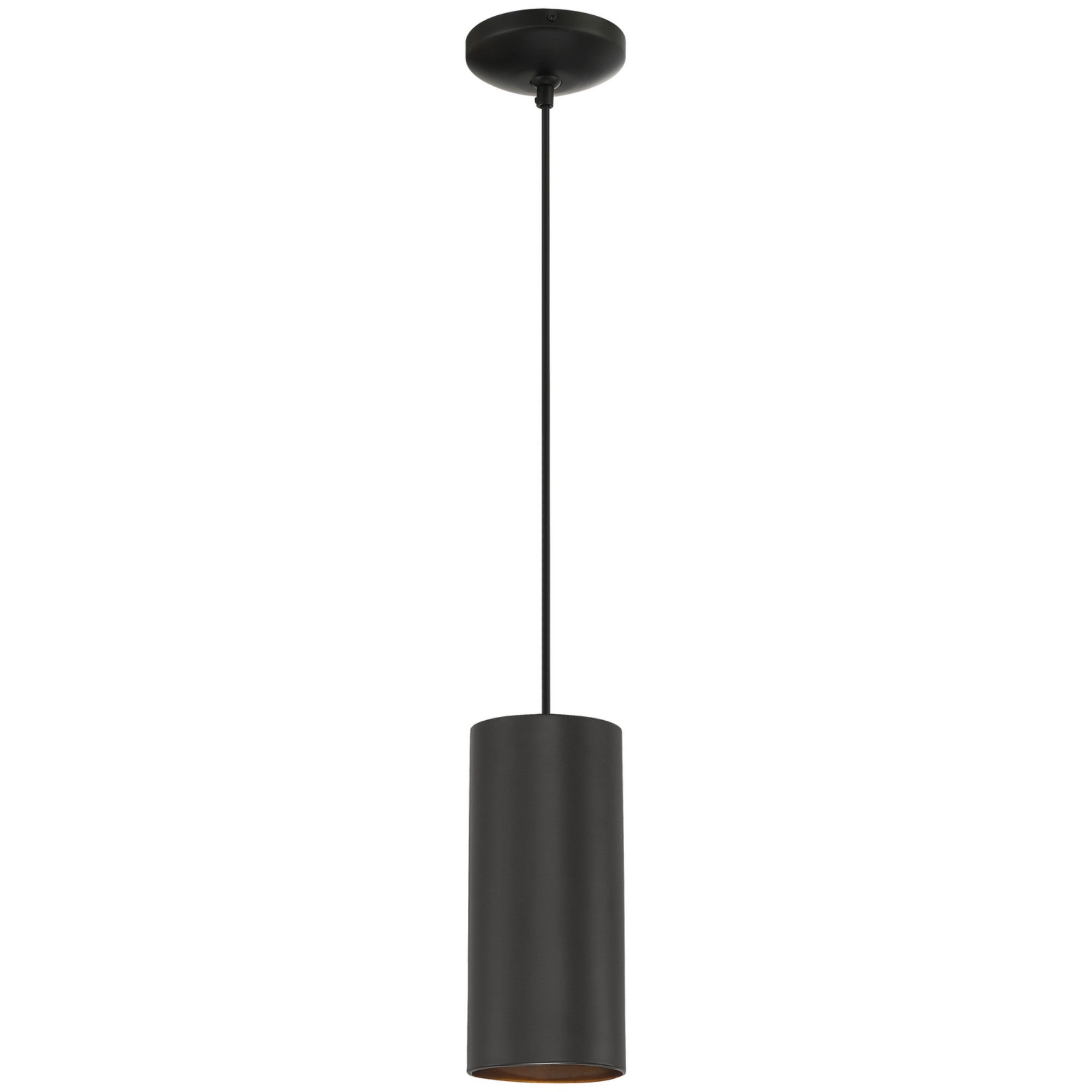 Pilson 11" Pendant, Matte Black Finish, Cord
