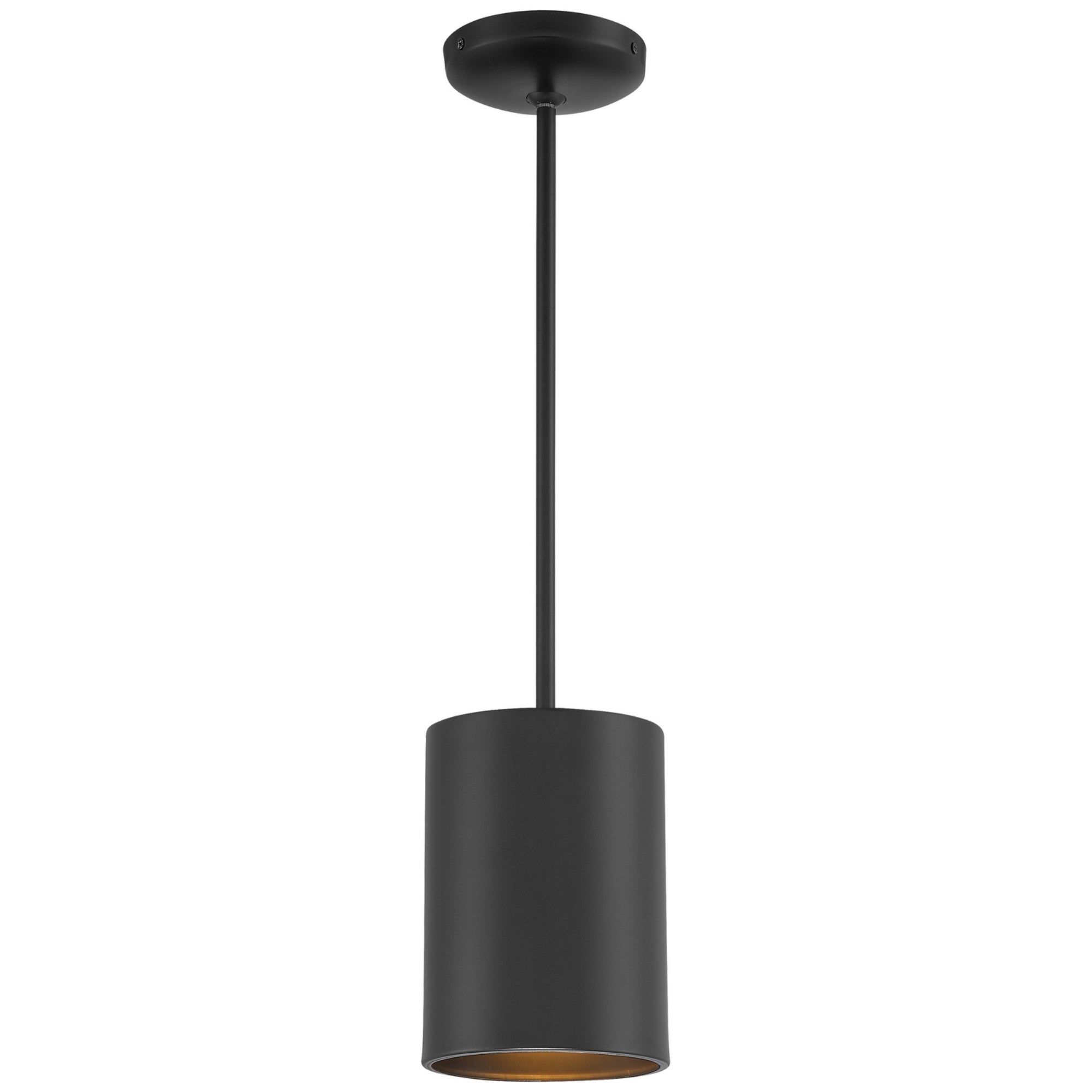 Pilson XL 7" Pendant, Matte Black Finish, Rod