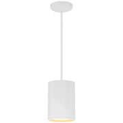Pilson XL 7" Pendant, Matte White Finish, Rod - Bees Lighting