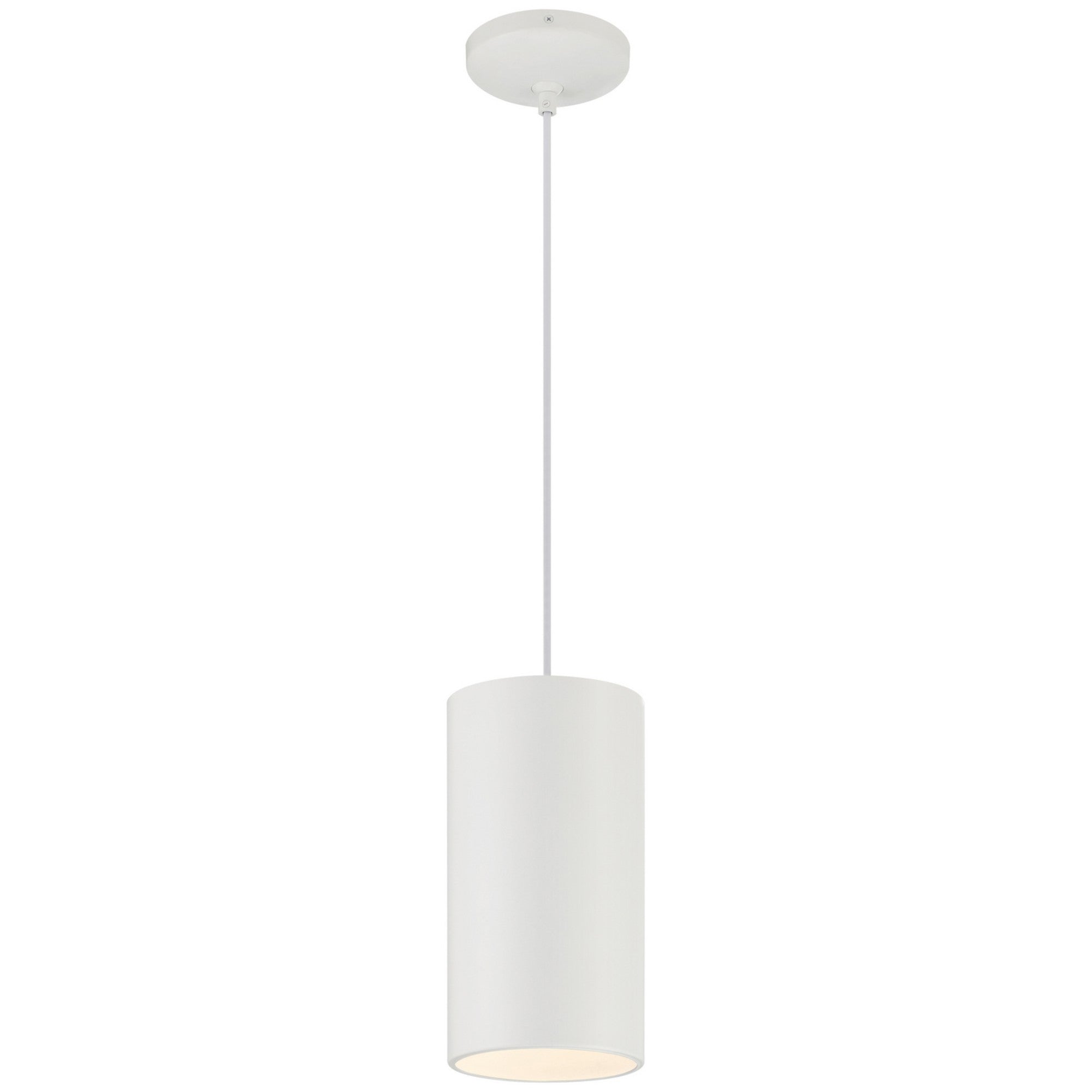 Pilson XL 11" Pendant, Matte White Finish, Cord