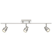 Lincoln 28" Adjustable LED Track Rail, Brushed Steel Finish - Bees Lighting