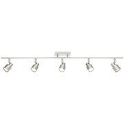 Lincoln 43" Adjustable LED Track Rail, Brushed Steel Finish - Bees Lighting