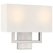 Mid Town 15" LED Wall Sconce, Brushed Steel Finish - Bees Lighting