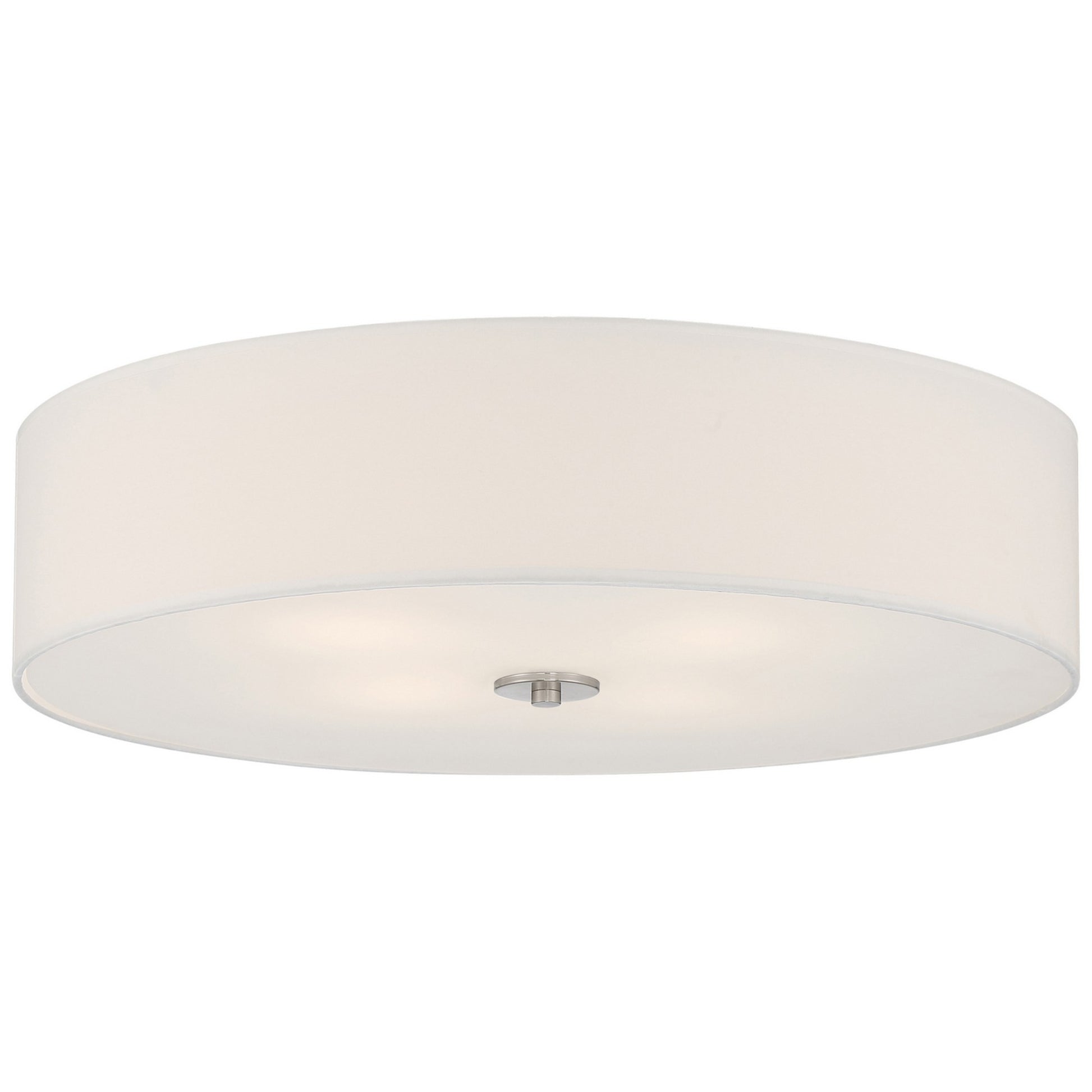Mid Town 24" LED Flush Mount, Brushed Steel Finish - Bees Lighting
