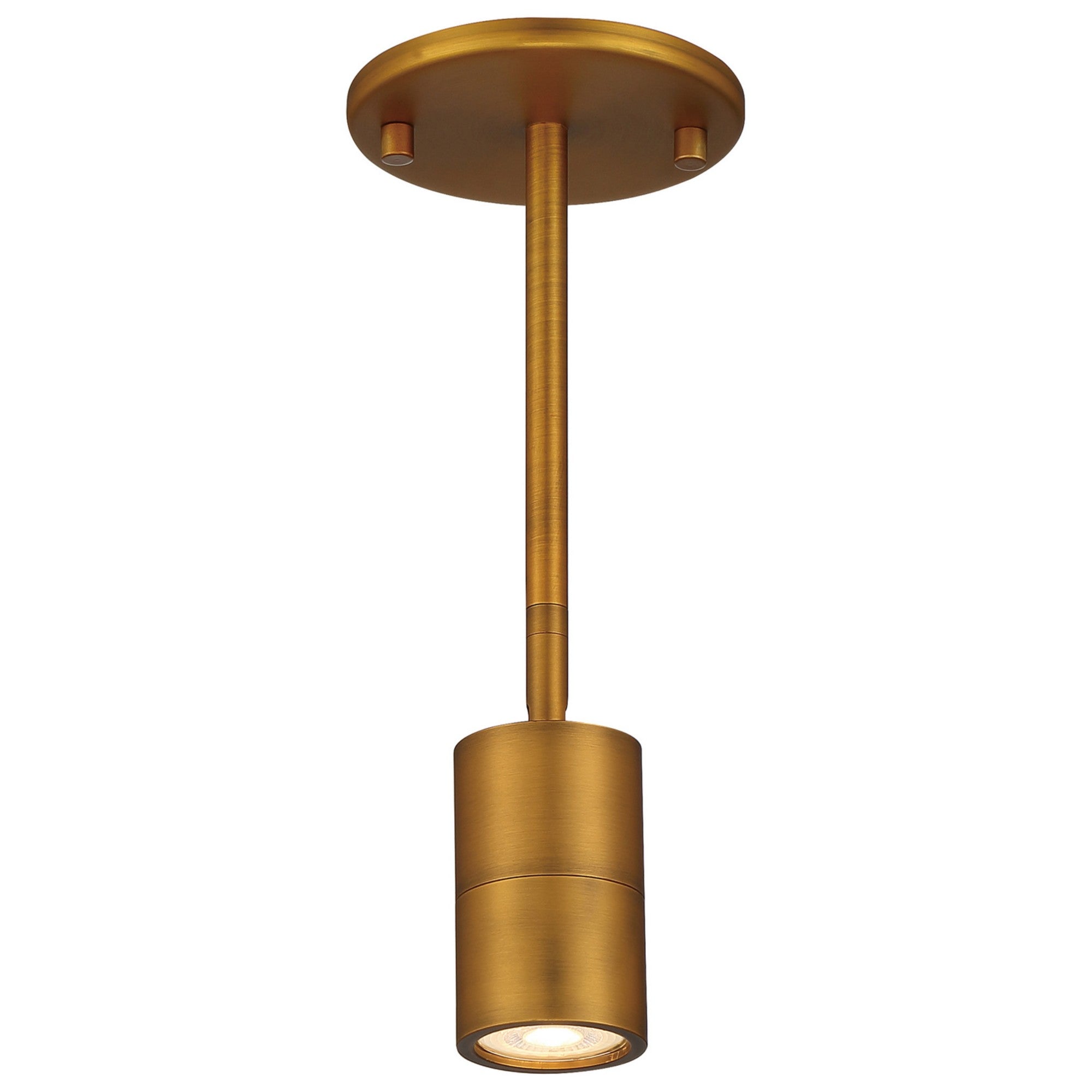 Cafe Dual Mount 4" LED Wall/Ceiling Spotlight, Antique Brushed Brass Finish - Bees Lighting