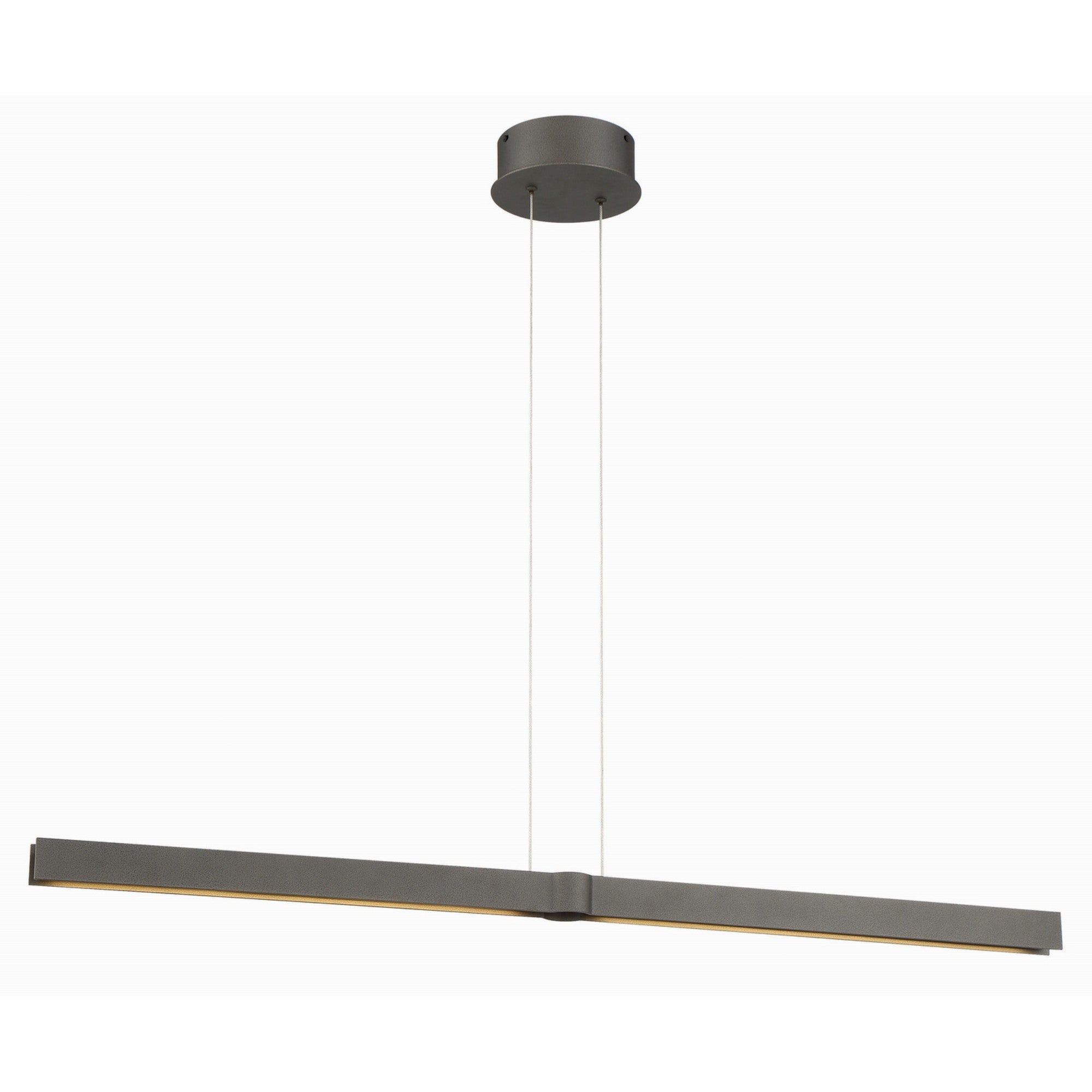 Structure 40" LED Island Light, Smoked Iron Finish - Bees Lighting