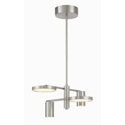 Swivel LED Chandelier Brushed Nickel finish - Bees Lighting