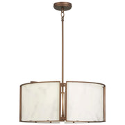 Buchanan 24" 6-Light Pendant, Hellenic Bronze Finish - Bees Lighting