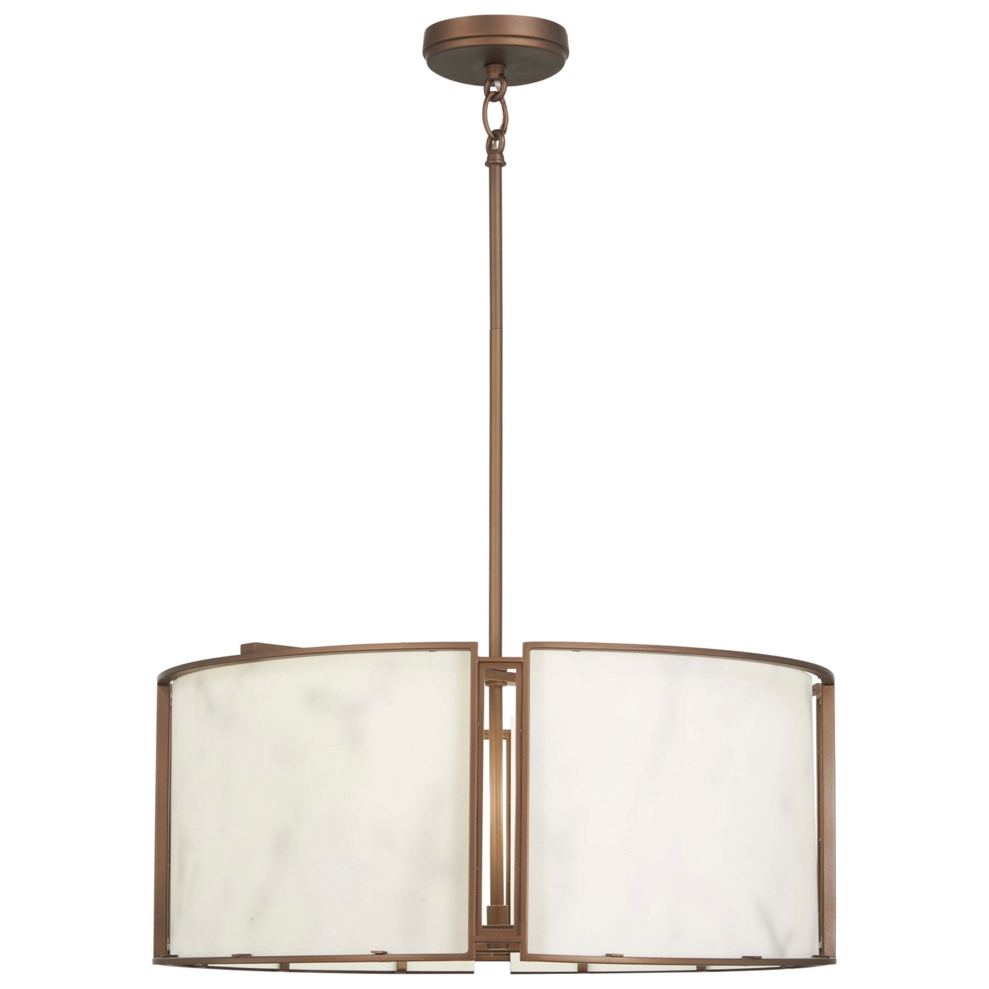 Buchanan 24" 6-Light Pendant, Hellenic Bronze Finish - Bees Lighting
