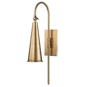 Alva 21 in. Armed Sconce Brass finish - Bees Lighting