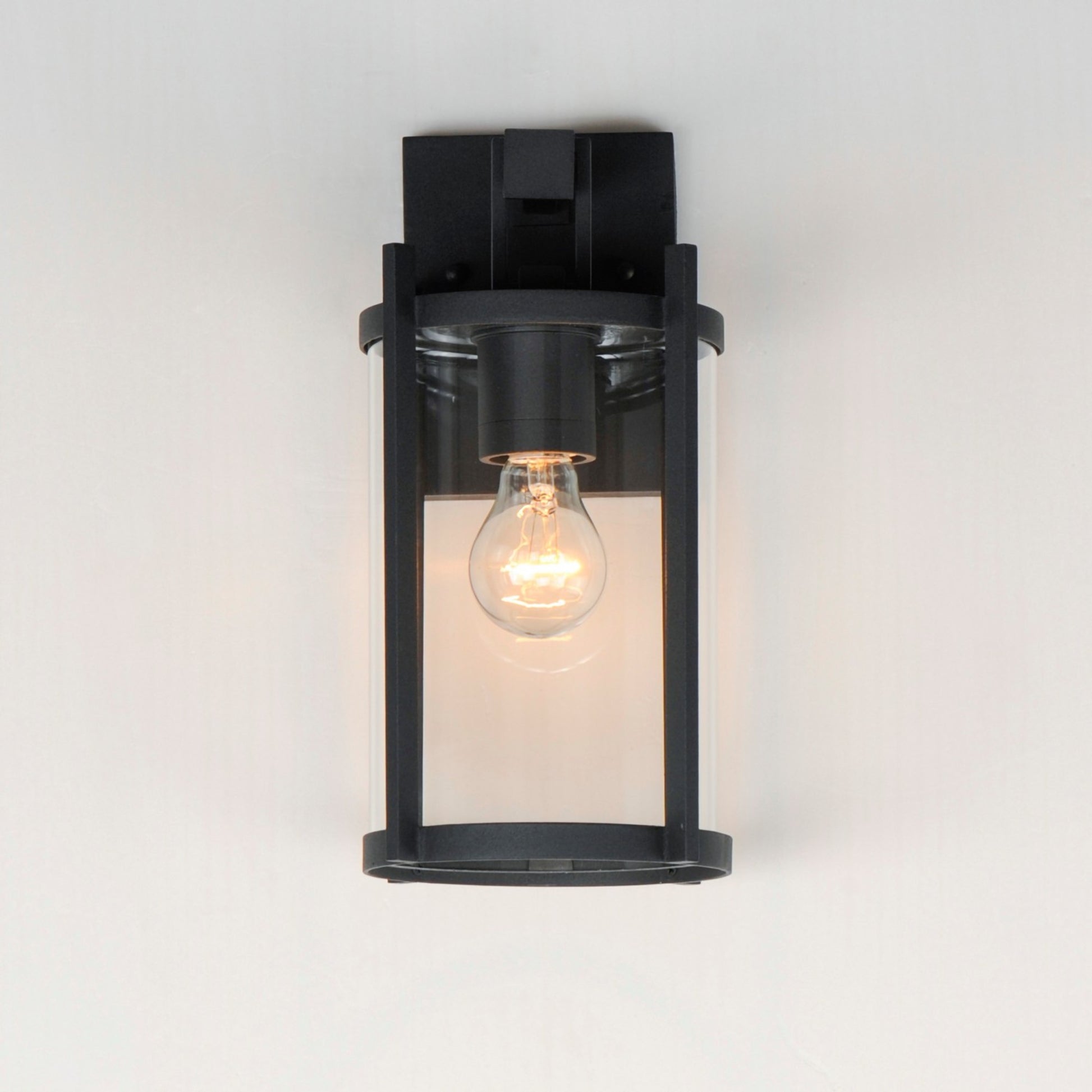 Belfry 13" Outdoor Wall Sconce, Black Finish - Bees Lighting