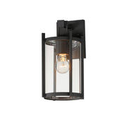 Belfry 13" Outdoor Wall Sconce, Black Finish - Bees Lighting