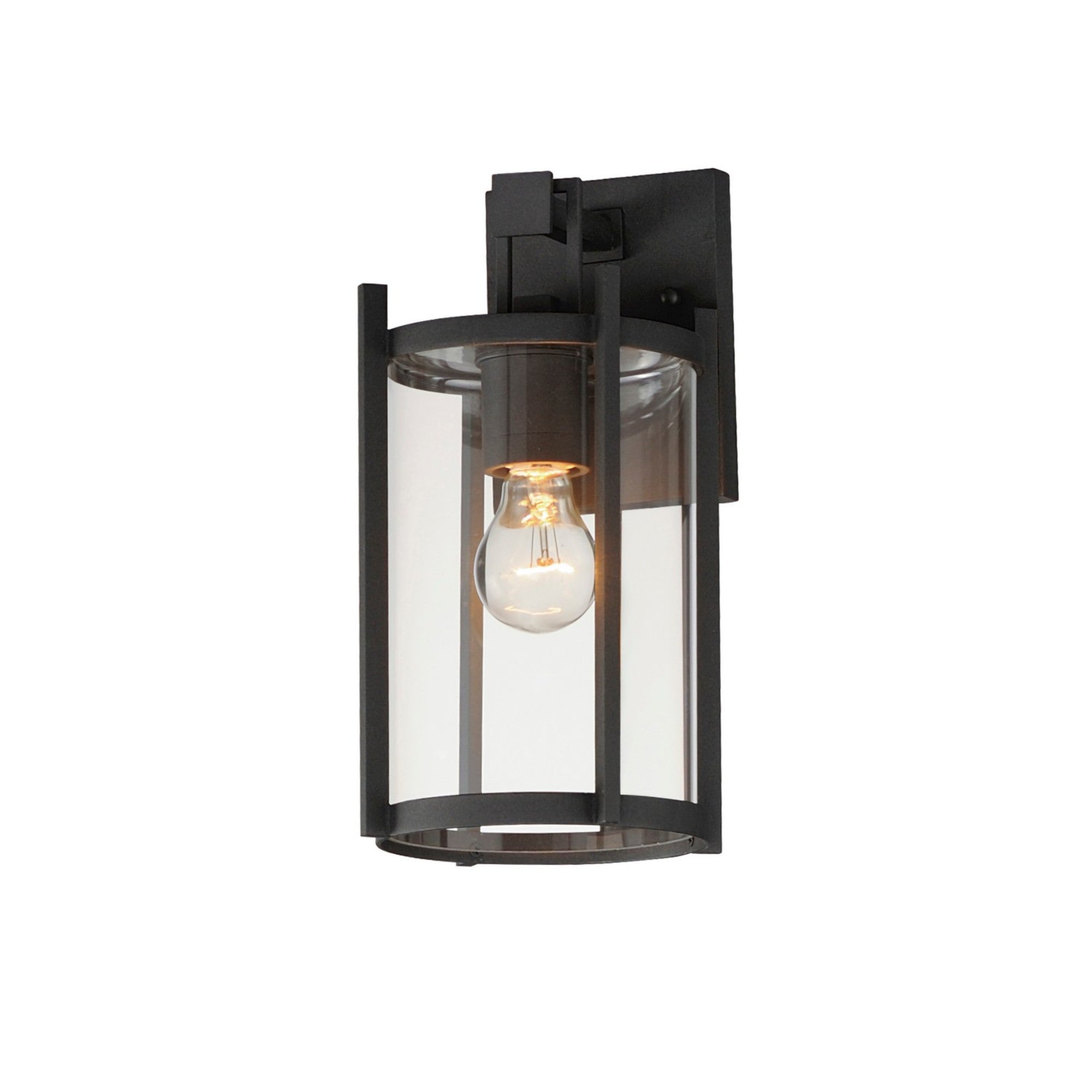 Belfry 13" Outdoor Wall Sconce, Black Finish - Bees Lighting