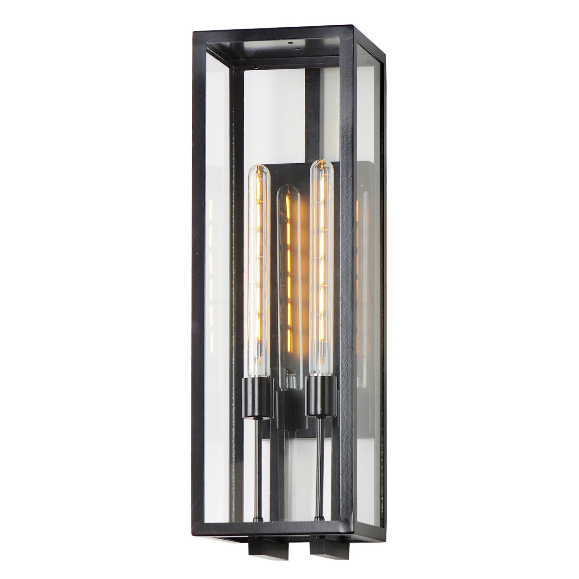 Catalina 26" 2-Light Outdoor Wall Sconce, Dark Bronze Finish - Bees Lighting
