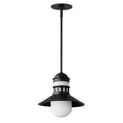 Admiralty 12" Outdoor Pendant, Black Finish - Bees Lighting
