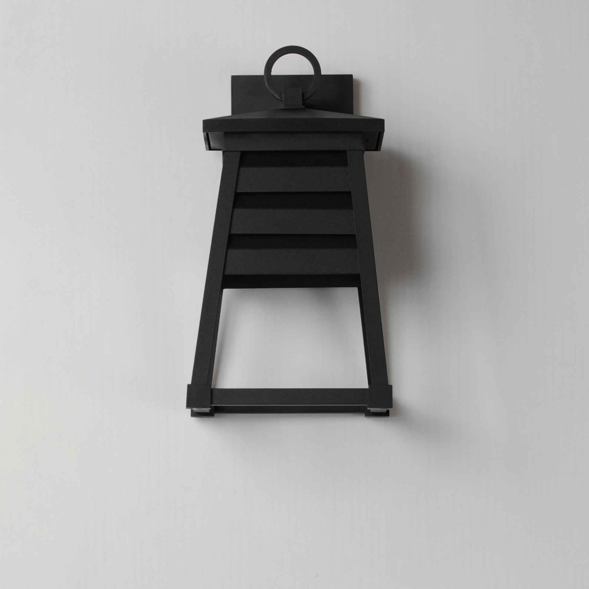 Shutters 14" Outdoor Wall Sconce, Black Finish - Bees Lighting