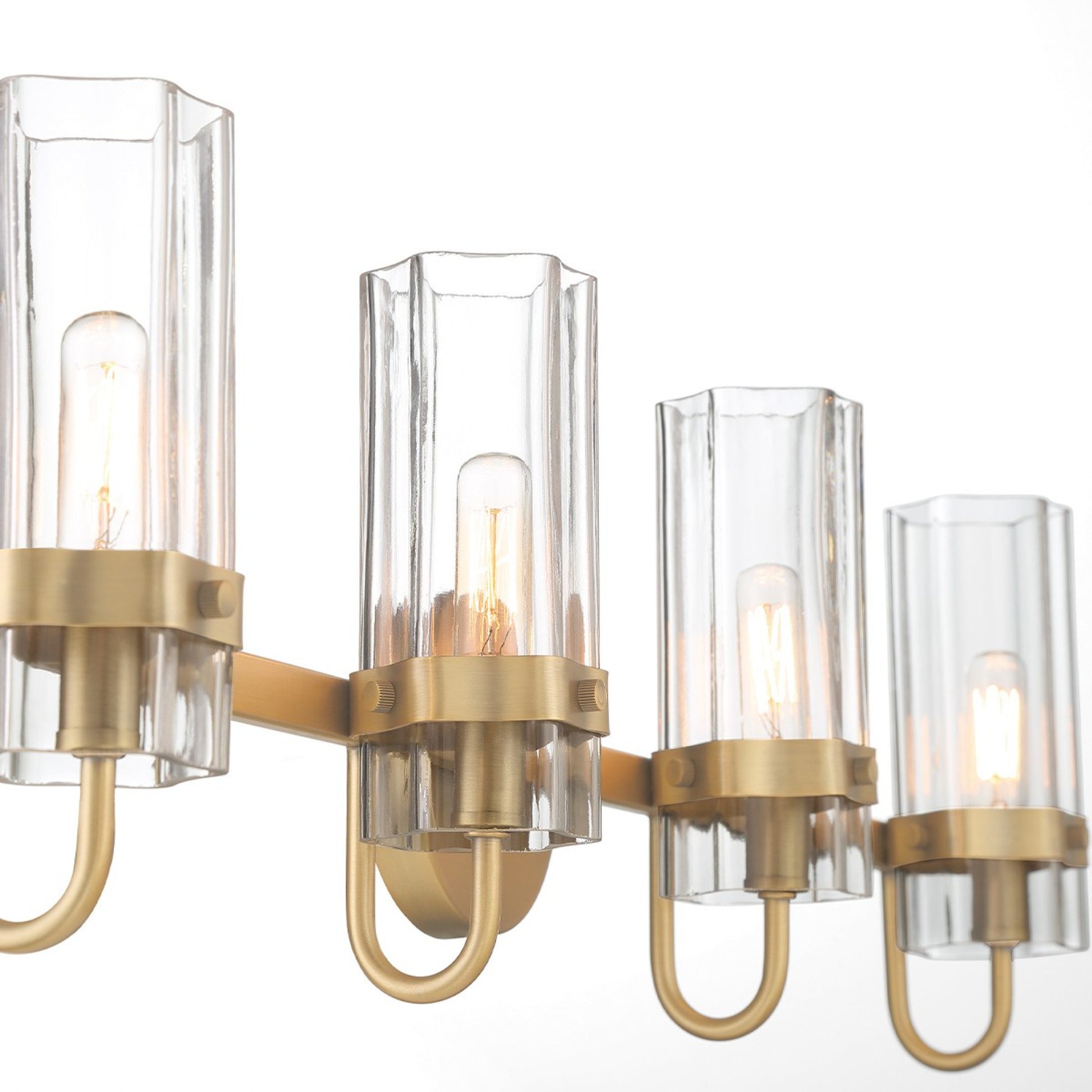 Brook 4-Light 31" Vanity, Gold Finish - Bees Lighting