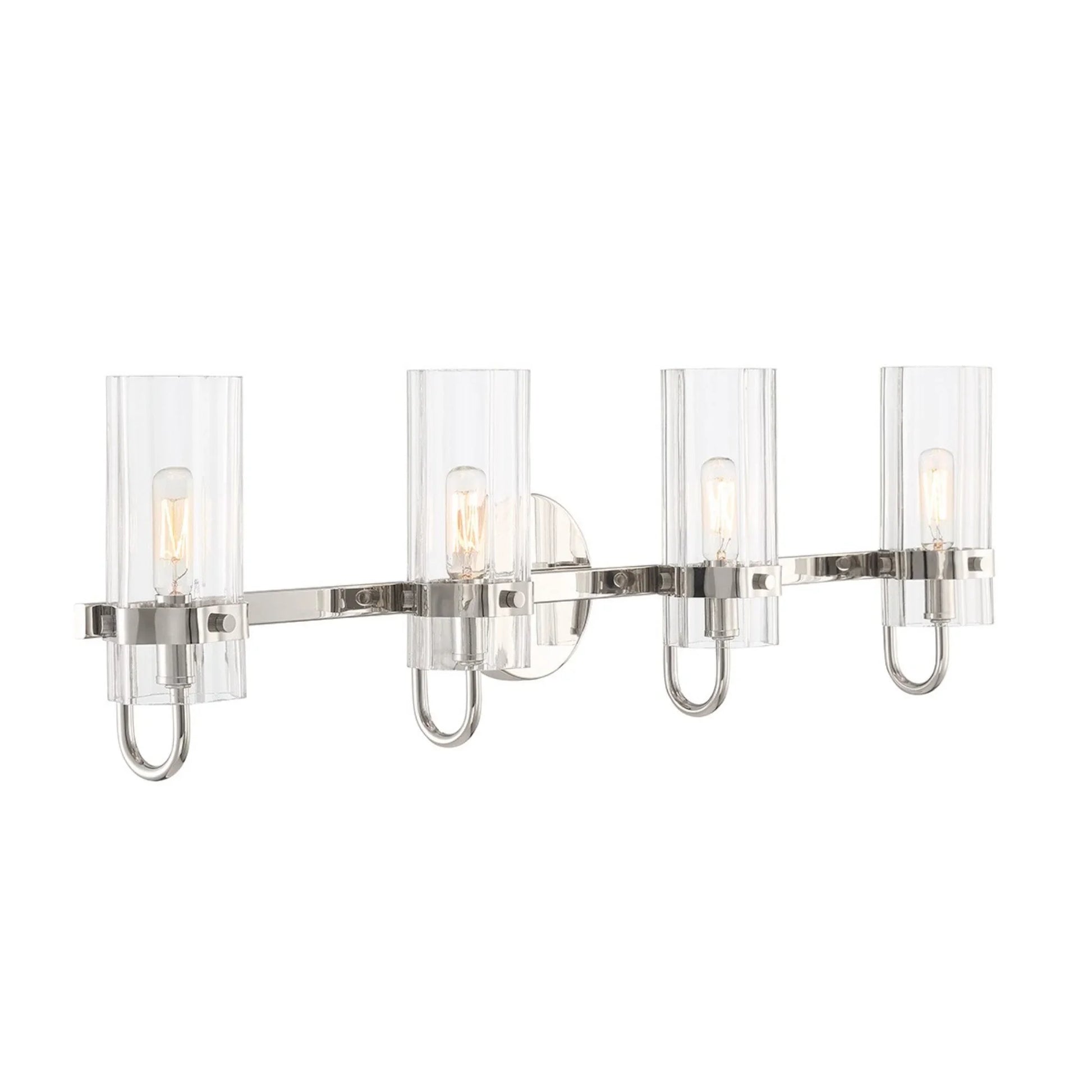Brook 4-Light 31" Vanity, Chrome Finish - Bees Lighting