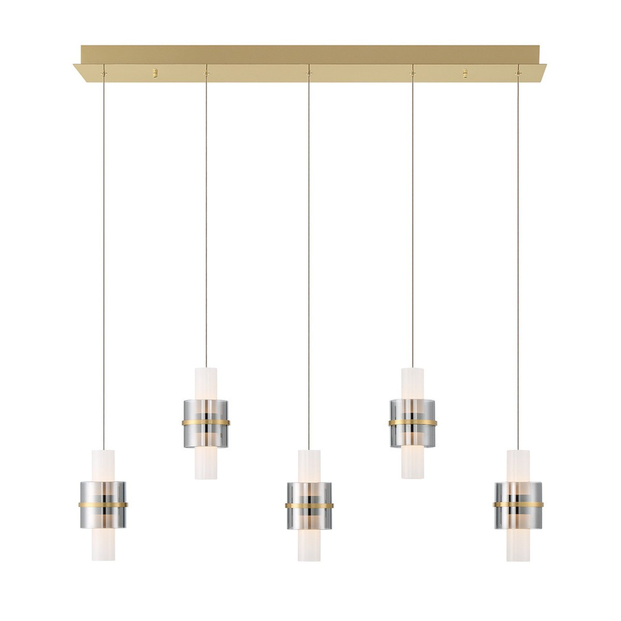 Rola LED Chandelier Gold Finish - Bees Lighting
