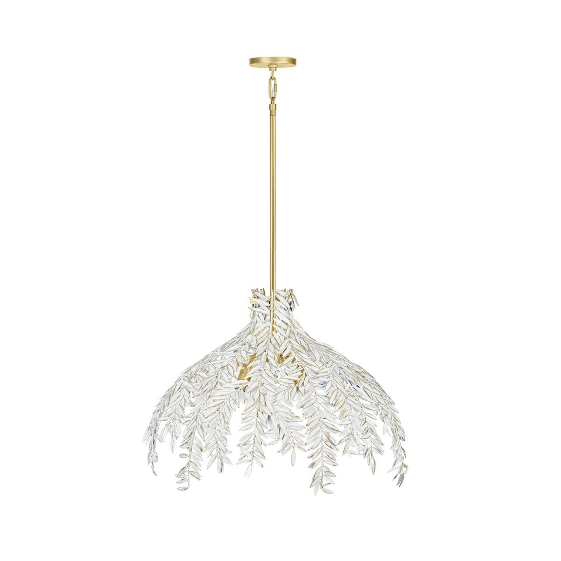 Jalore 4-Light 32" Chandelier, White Finish - Bees Lighting