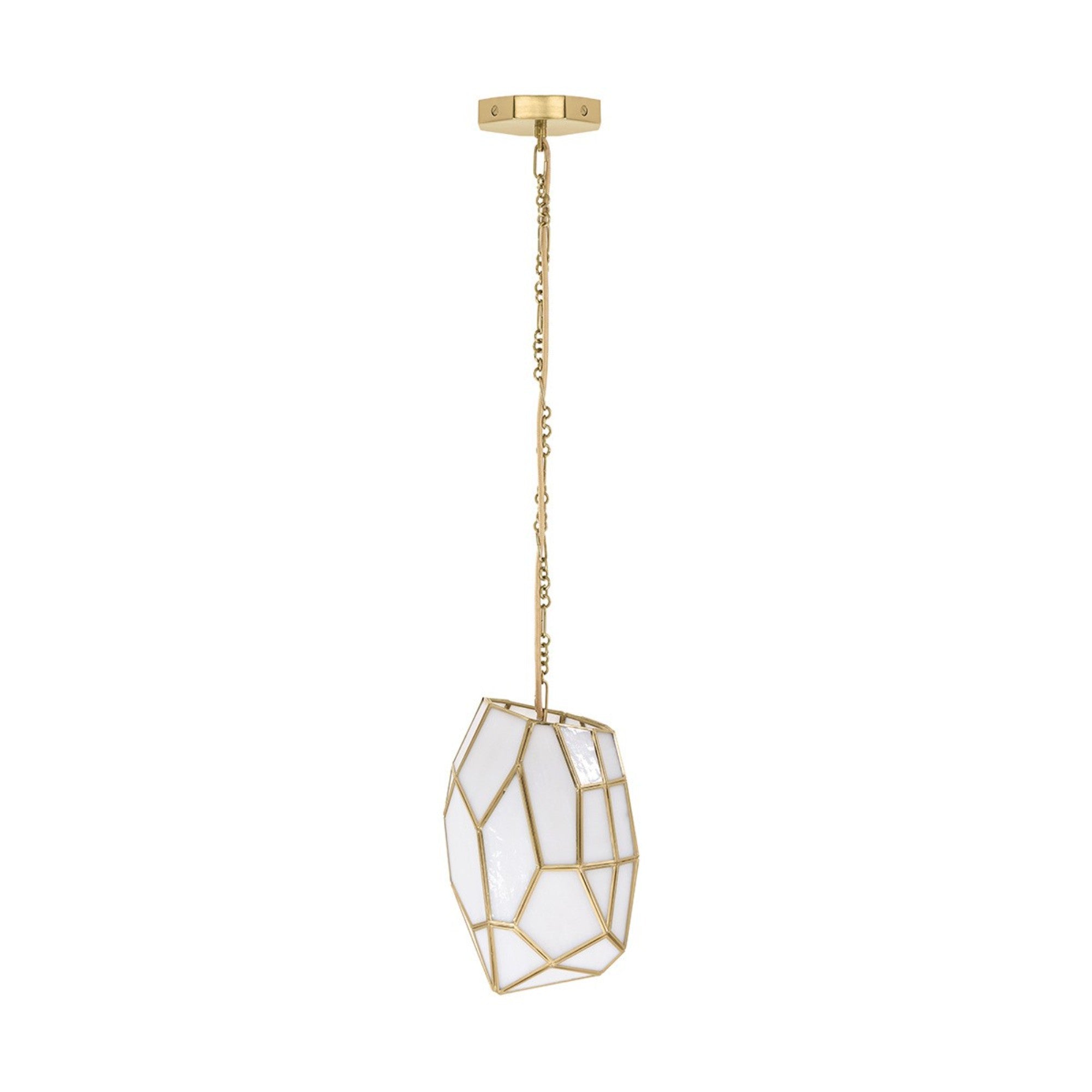Heera 13" Pendant, Antique Brass Finish - Bees Lighting