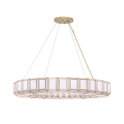 Belmont 16-Light 48" Chandelier, Antique Brass Finish - Bees Lighting