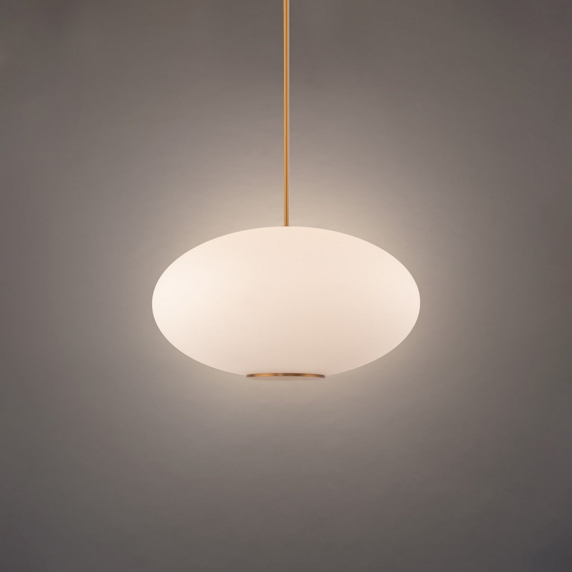 Illusion 16" LED Pendant, 2700K, Aged Brass Finish - Bees Lighting