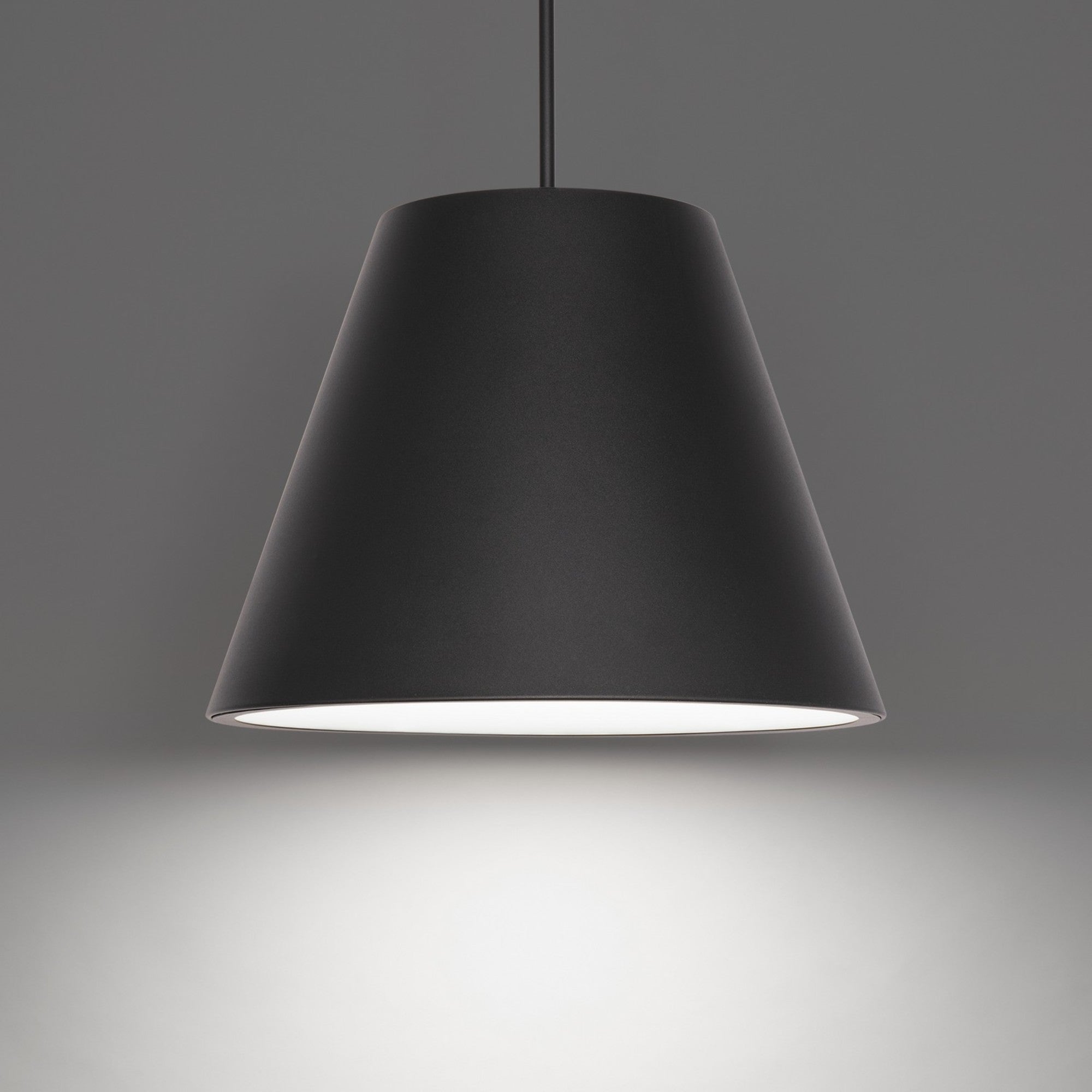Myla 20" LED Outdoor Pendant, 3500K, Black Finish - Bees Lighting
