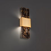 Mercer 24" LED Wall Sconce, Black & Aged Brass Finish - Bees Lighting