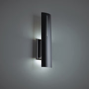 Aegis 20" LED Outdoor Wall Sconce, 4000K, Black Finish - Bees Lighting