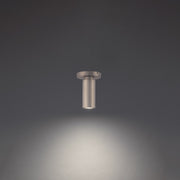 Caliber 7" LED Outdoor Flush Mount, Brushed Aluminum Finish - Bees Lighting