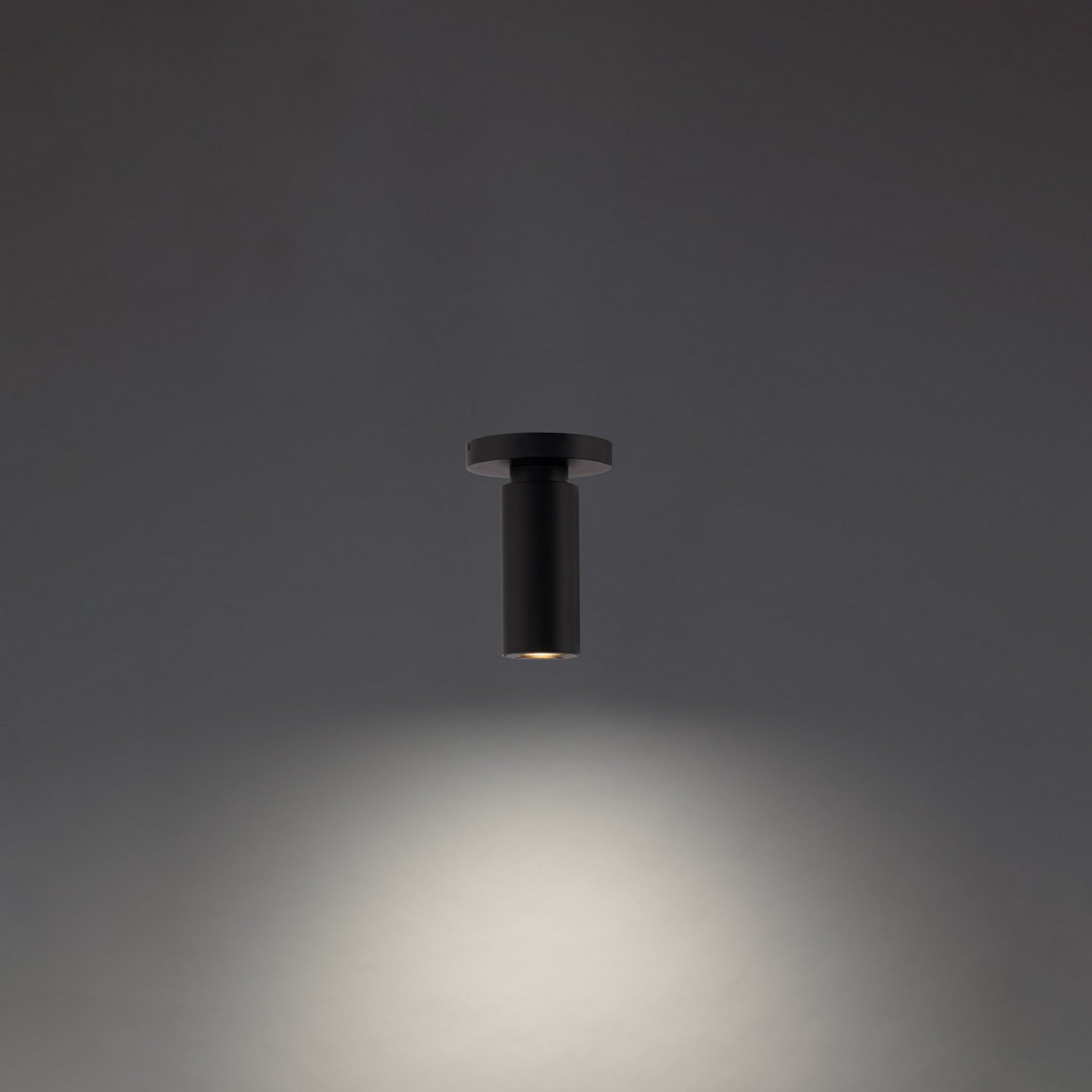 Caliber 7" LED Outdoor Flush Mount, Black Finish - Bees Lighting