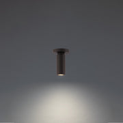 Caliber 7" LED Outdoor Flush Mount, Bronze Finish - Bees Lighting