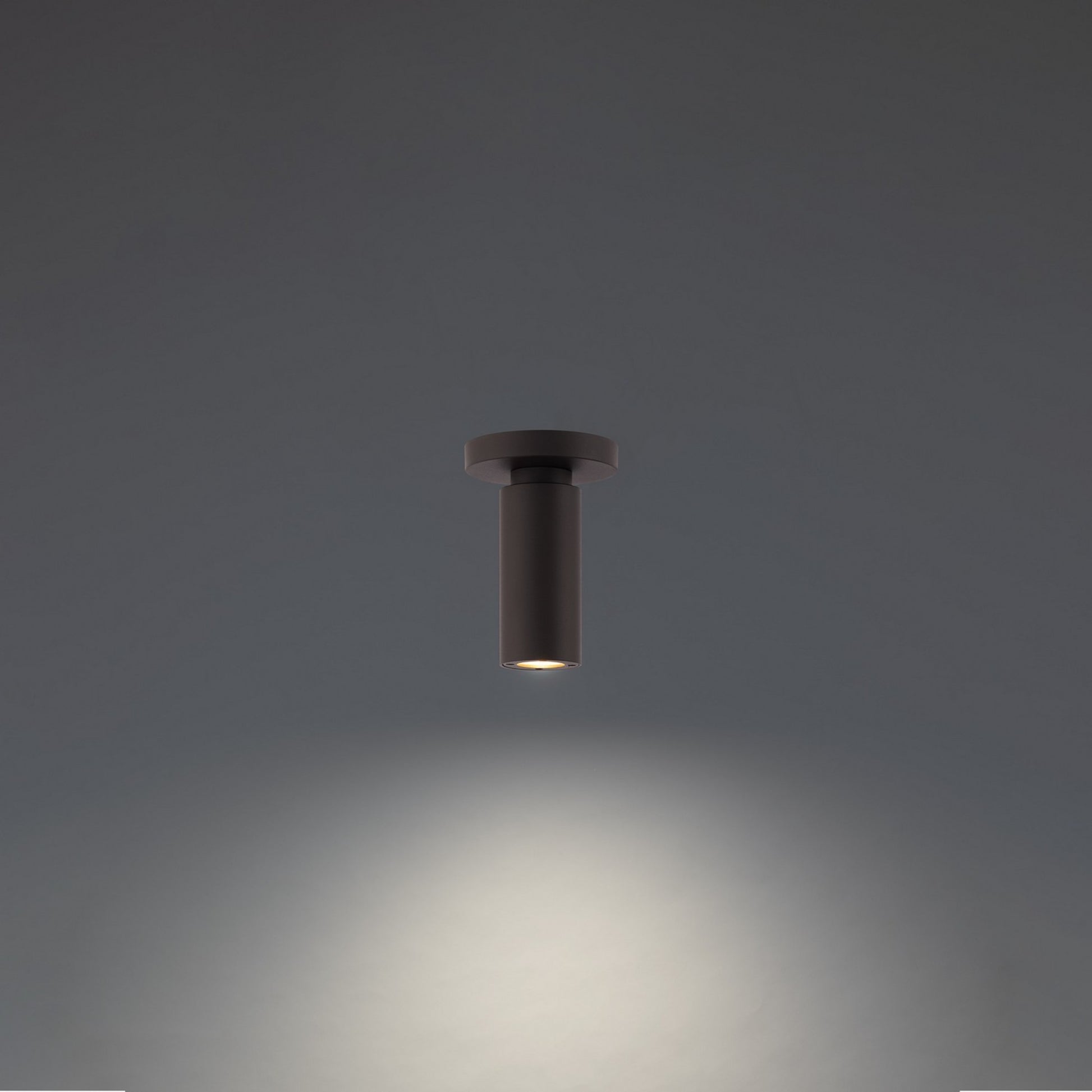 Caliber 7" LED Outdoor Flush Mount, Bronze Finish - Bees Lighting