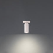 Caliber 7" LED Outdoor Flush Mount, White Finish - Bees Lighting