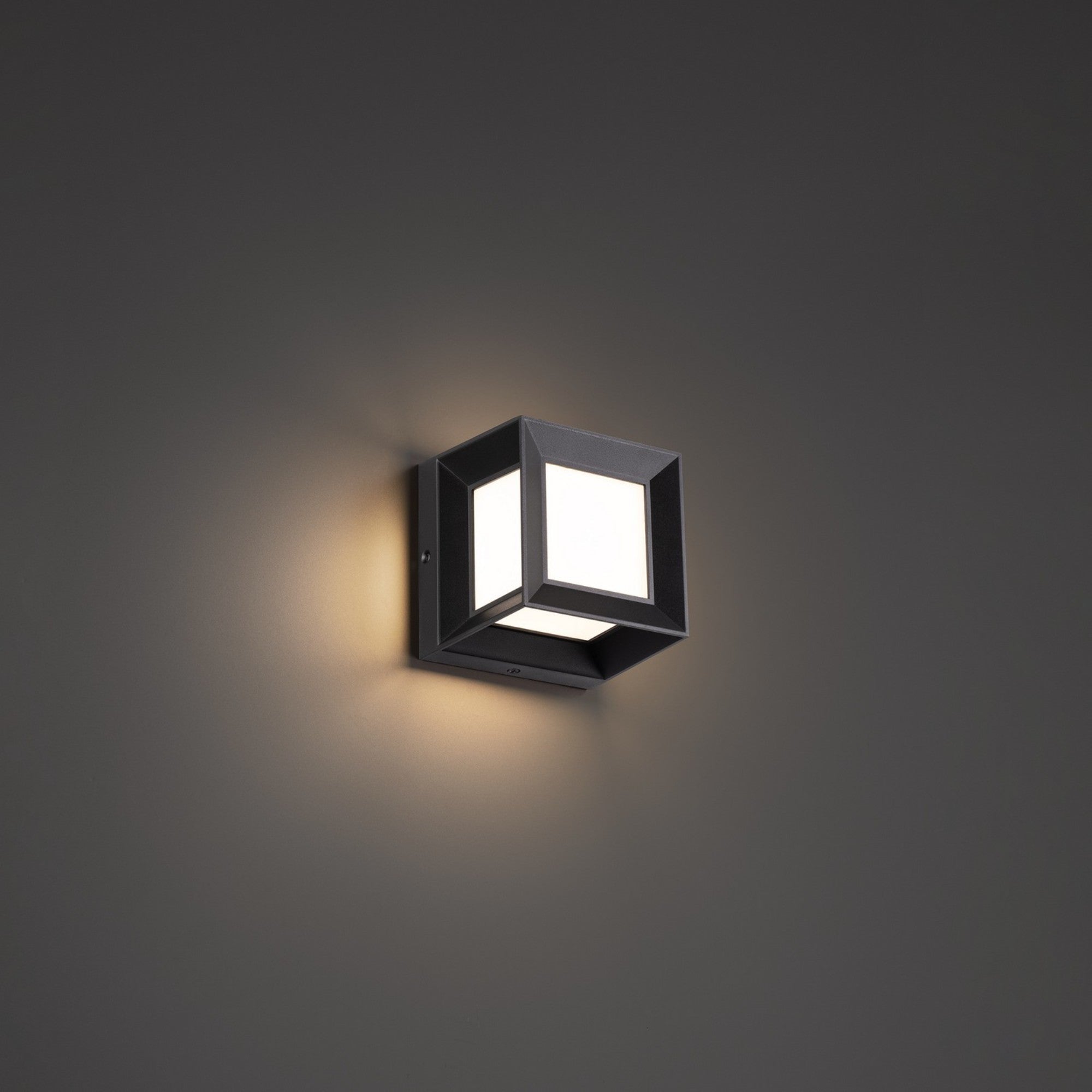 Argo 5" LED Outdoor Wall Sconce, Black Finish - Bees Lighting