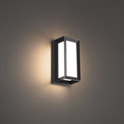 Argo 10" LED Outdoor Wall Sconce, Black Finish - Bees Lighting