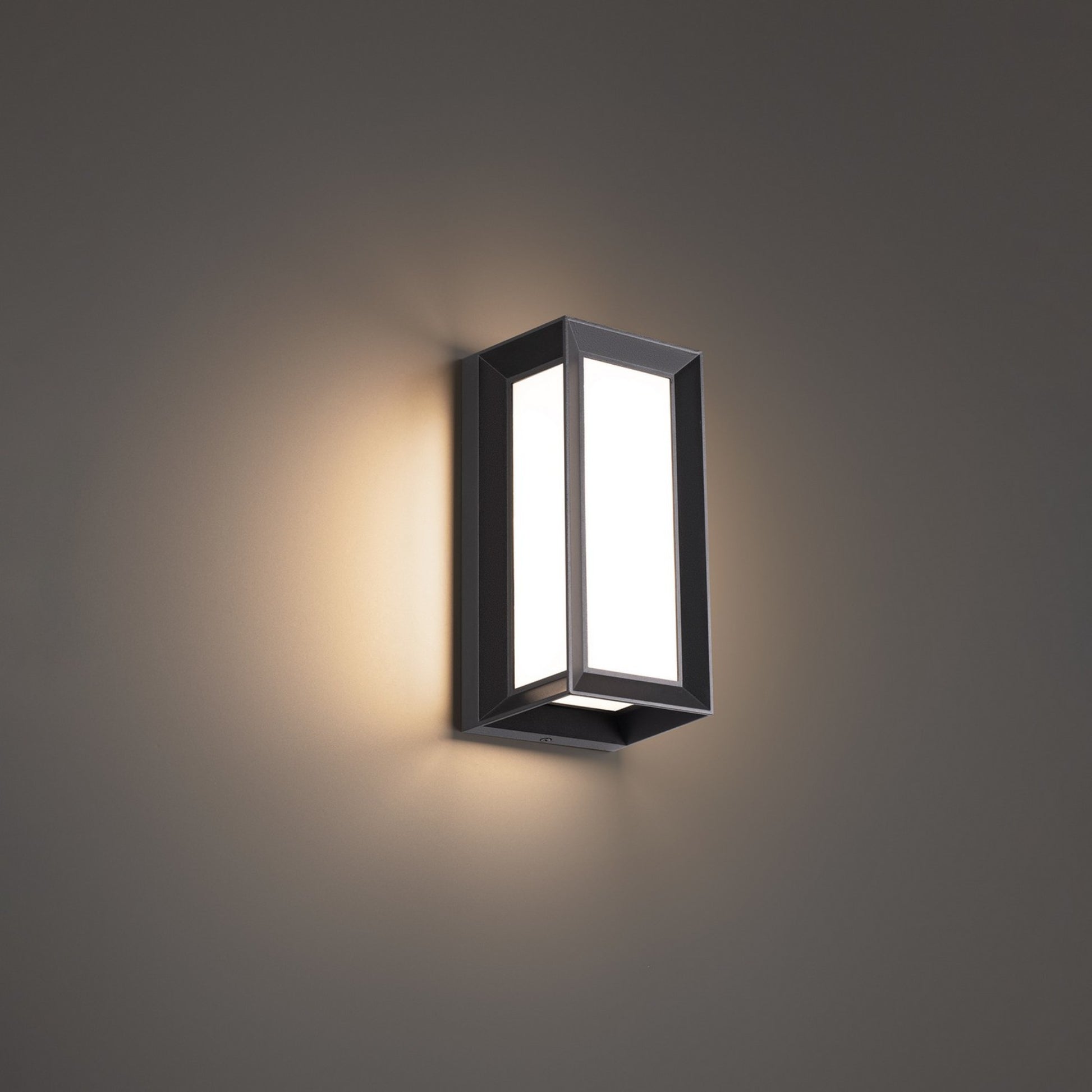 Argo 10" LED Outdoor Wall Sconce, Black Finish - Bees Lighting