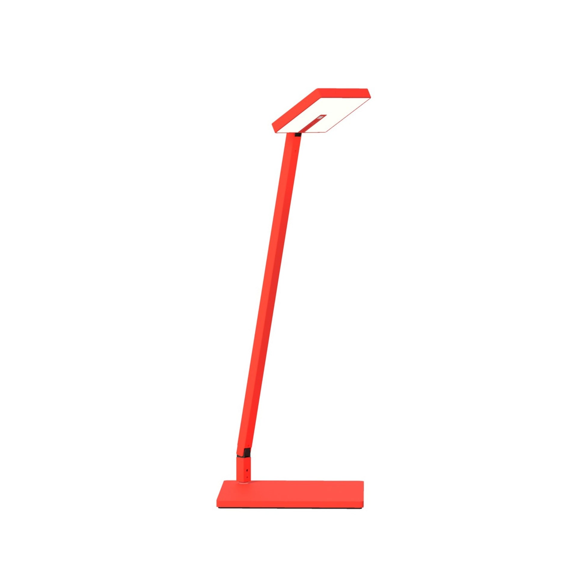 Focaccia Solo Matte Fire Red Contemporary LED Desk Lamp with USB Port and Occupancy Sensor - Bees Lighting