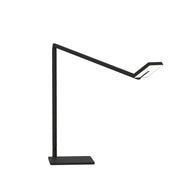 Focaccia Matte Black Contemporary LED Desk Lamp with USB Port and Occupancy Sensor - Bees Lighting