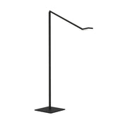 Focaccia Matte Black Transitional LED Floor Lamp with USB Port - Bees Lighting