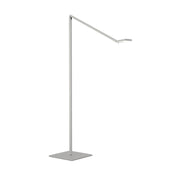 Focaccia Silver Transitional LED Floor Lamp with USB Port - Bees Lighting