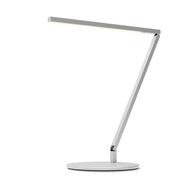 Z-Bar Solo Pro Gen 4 Silver Modern LED Desk Lamp with USB Port - Bees Lighting