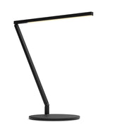 Z-Bar Solo Gen 4 Matte Black Contemporary Neutral White LED Desk Lamp - Bees Lighting