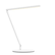 Z-Bar Solo Gen 4 Matte White Contemporary Neutral White LED Desk Lamp - Bees Lighting