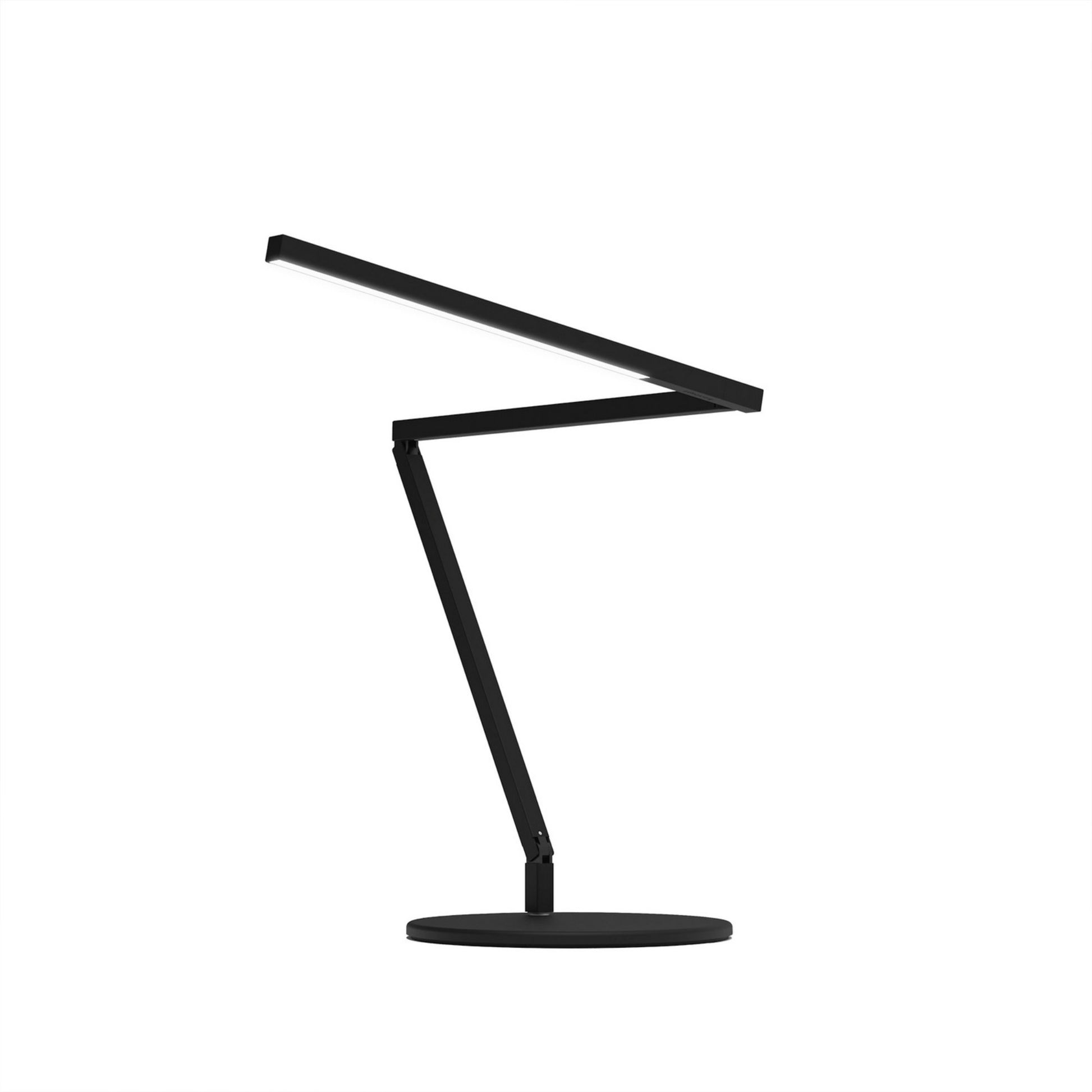 Z-Bar Mini Gen 4 Matte Black Modern Daylight LED Desk Lamp - Bees Lighting