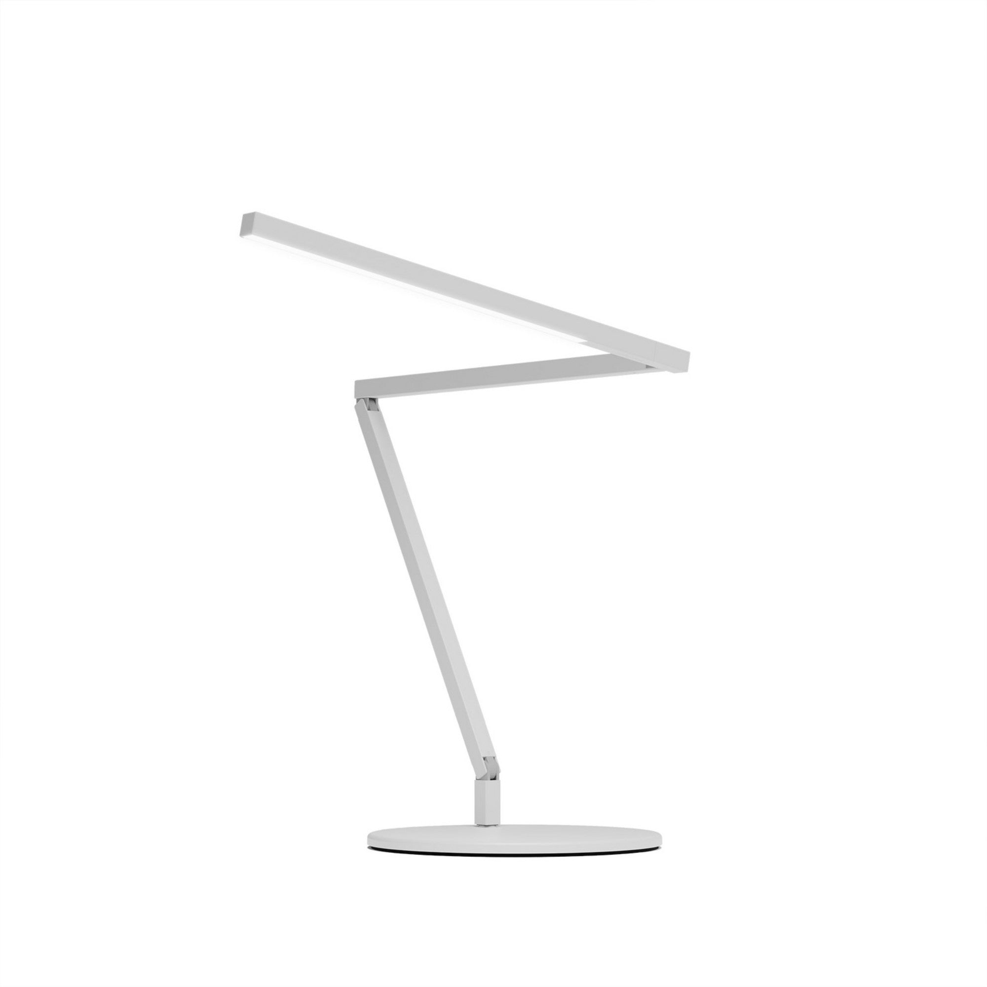 Z-Bar Mini Gen 4 Matte White Modern Daylight LED Desk Lamp - Bees Lighting